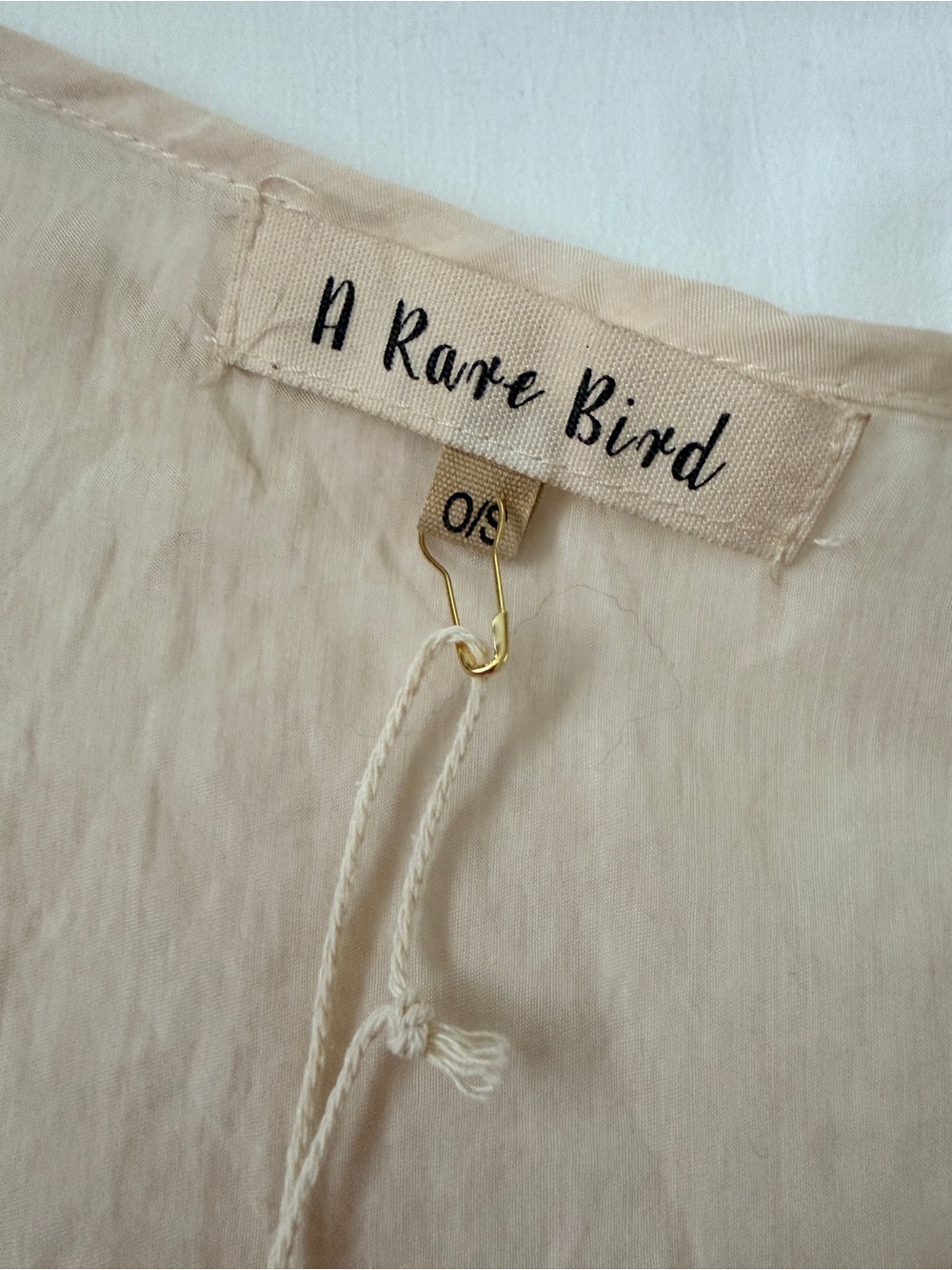 A Rare Bird- Boho Cream Lace Overlay Tunic Dress - Picture 4 of 9